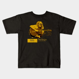 Billy Strings | Yellow retro Kids T-Shirt